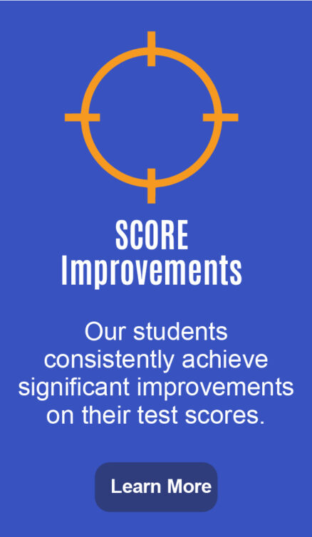 Target icon with text - Score Improvement